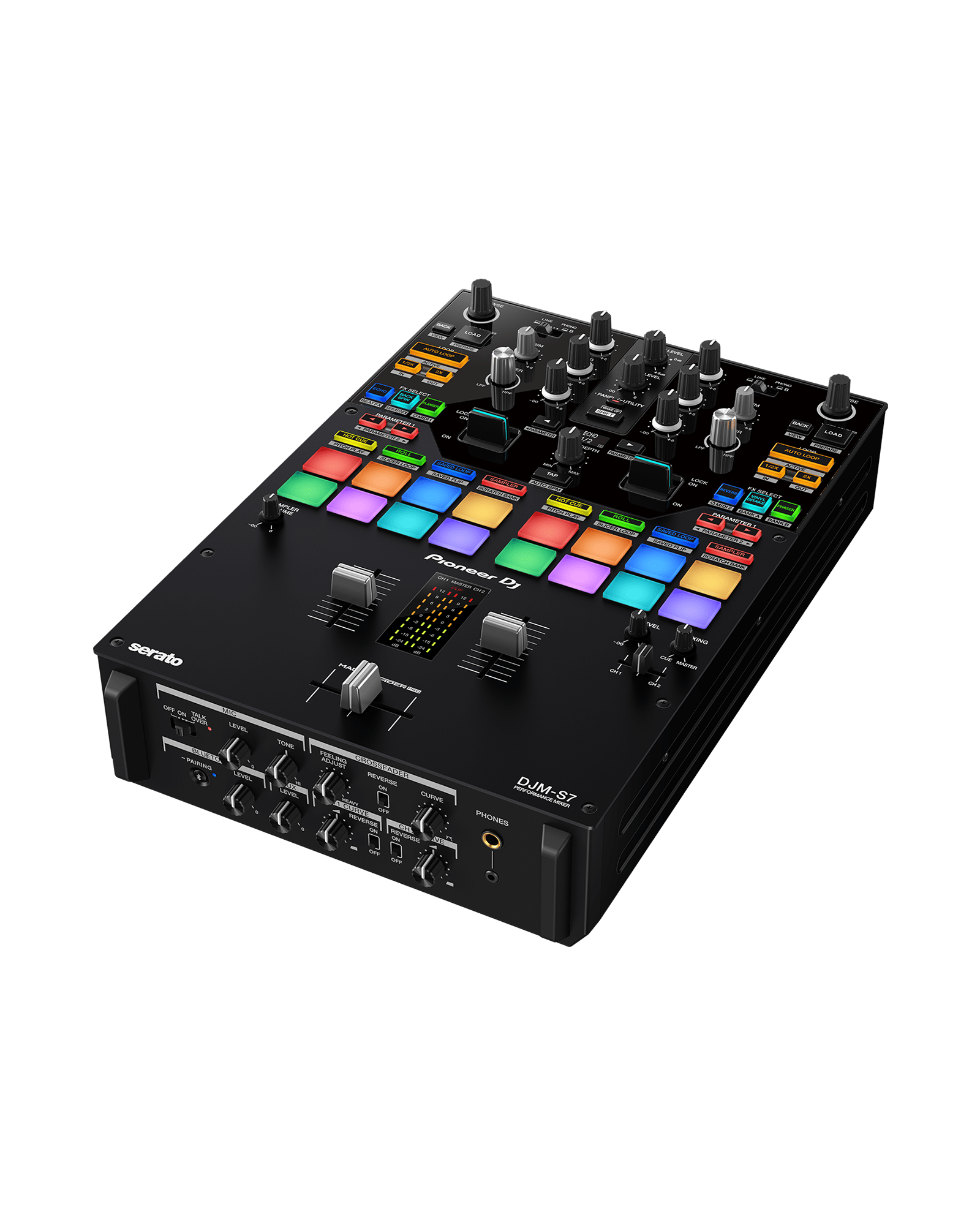 pioneer DJM-S7 mixer top rifht front angle
