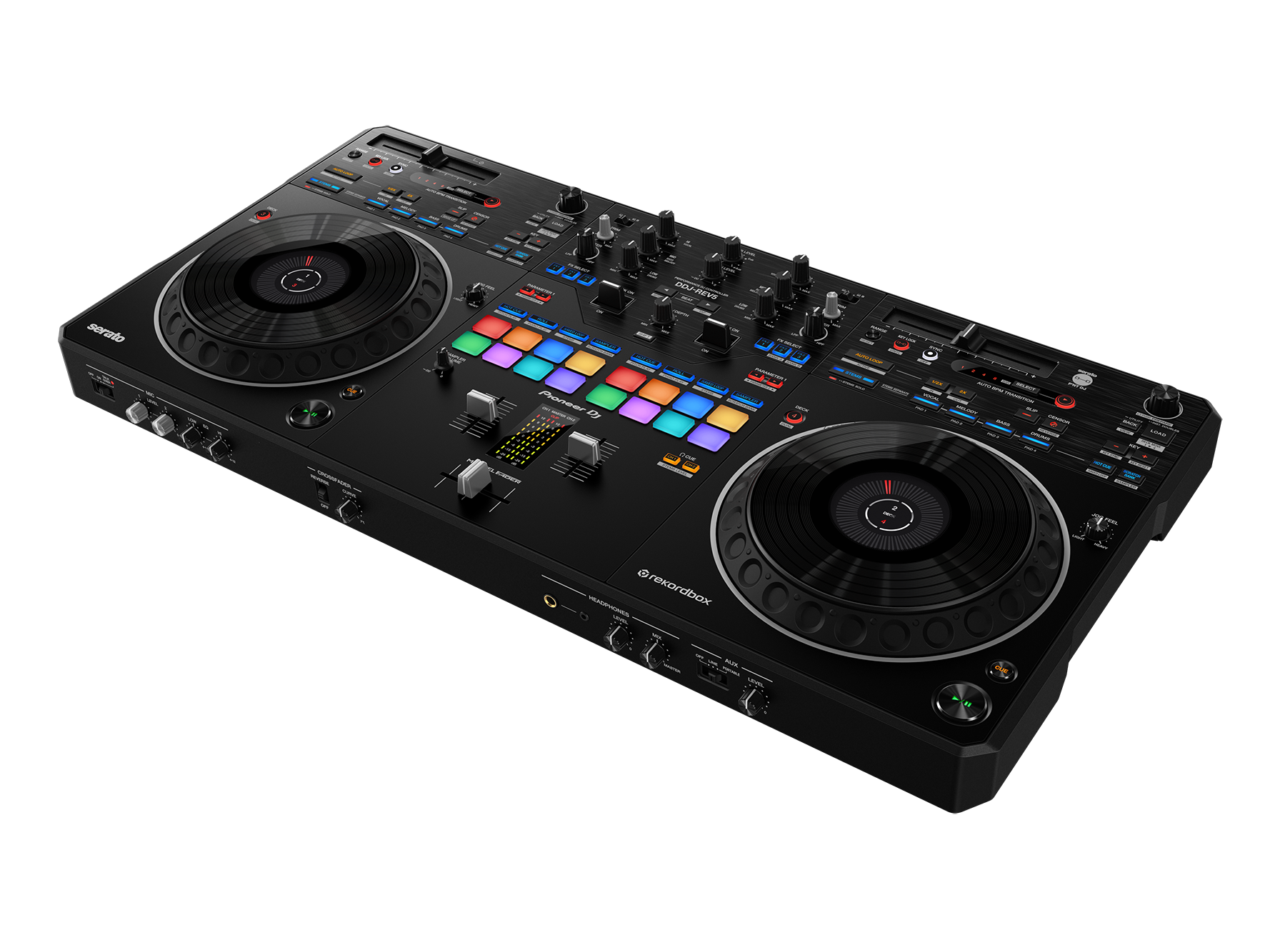 pioneer DJ-REV5 controller top right front angle