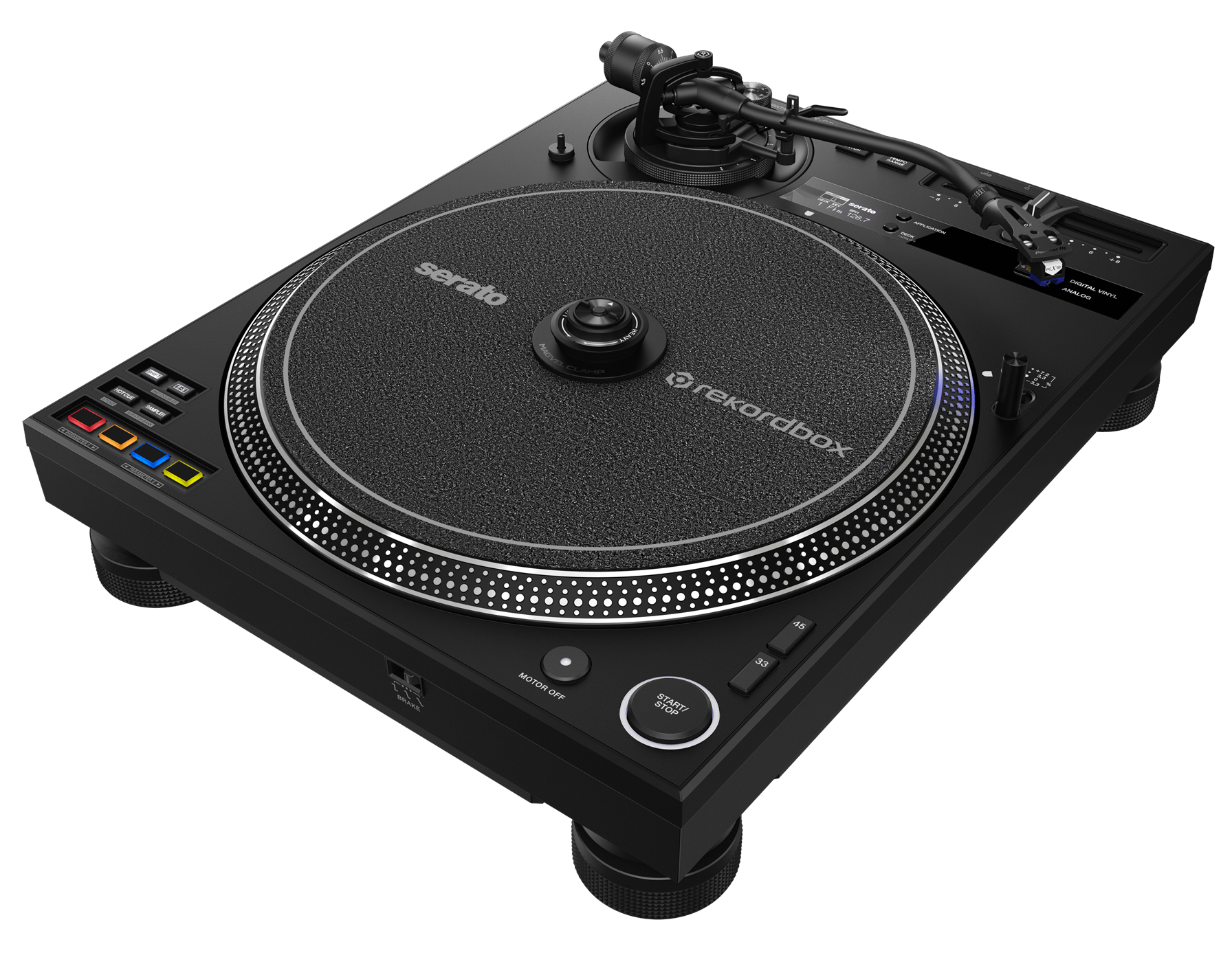 DJ PLX-CRSS12 turntable top front-right angle